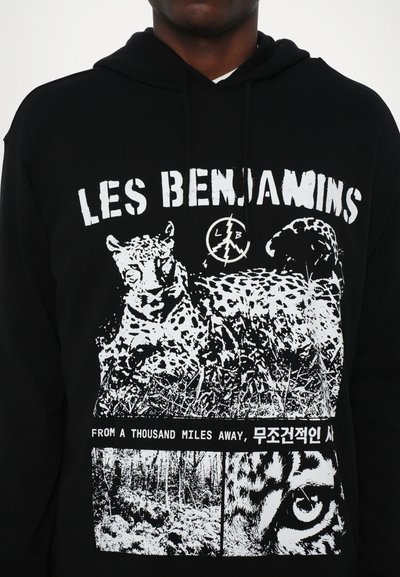 Les Benjamins HOODIE - Φούτερ - black