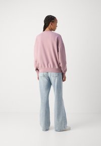 Marc O'Polo LOGO EMBROIDERY AT FRONT - Mikina - dark mauve