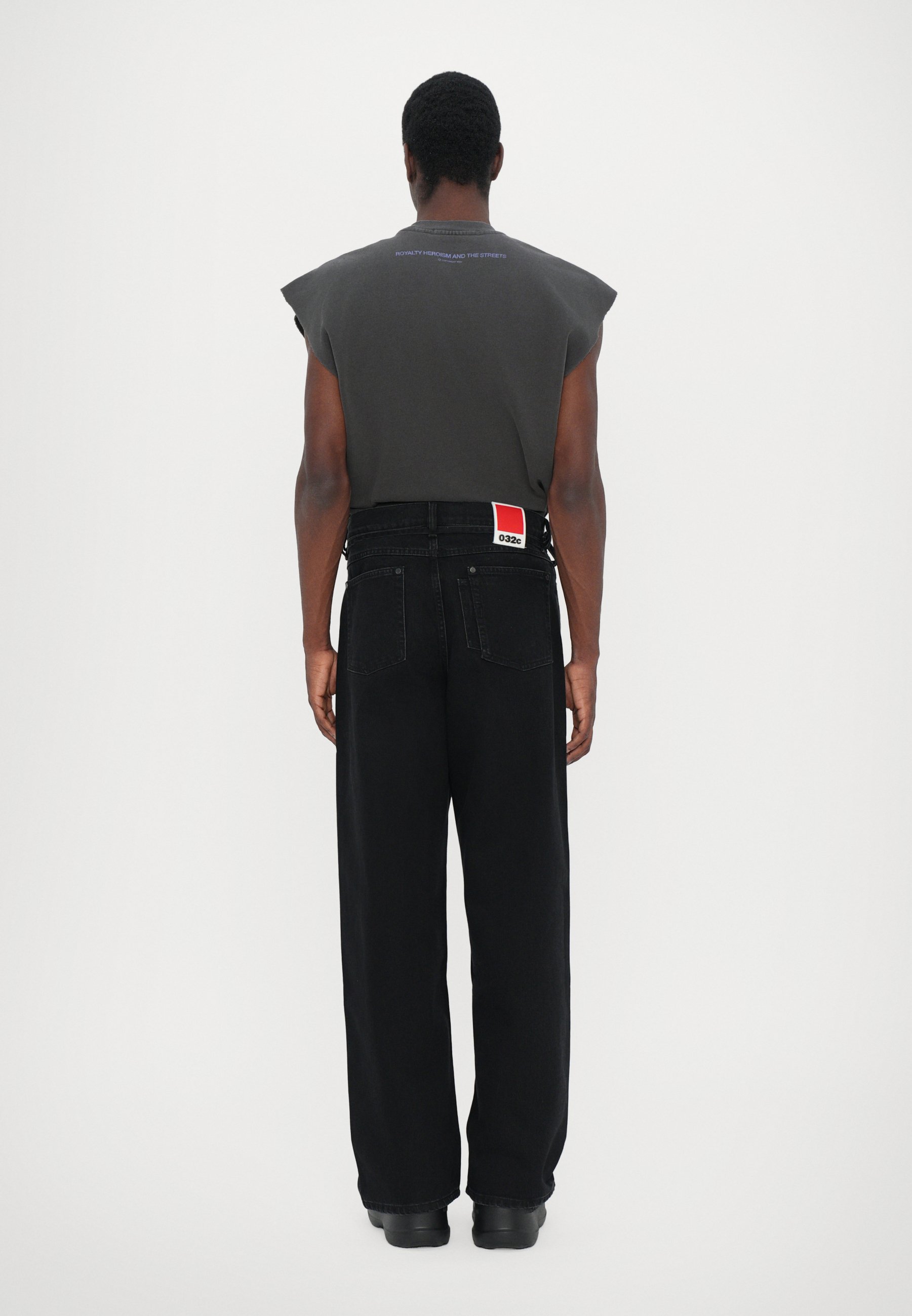 032c DOWN TO EARTH WIDE LEG UNISEX - Jeans Relaxed Fit - washed