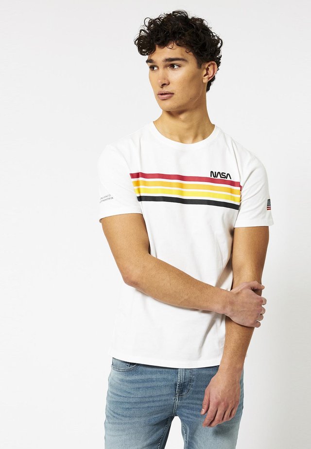 T-shirt print - off white