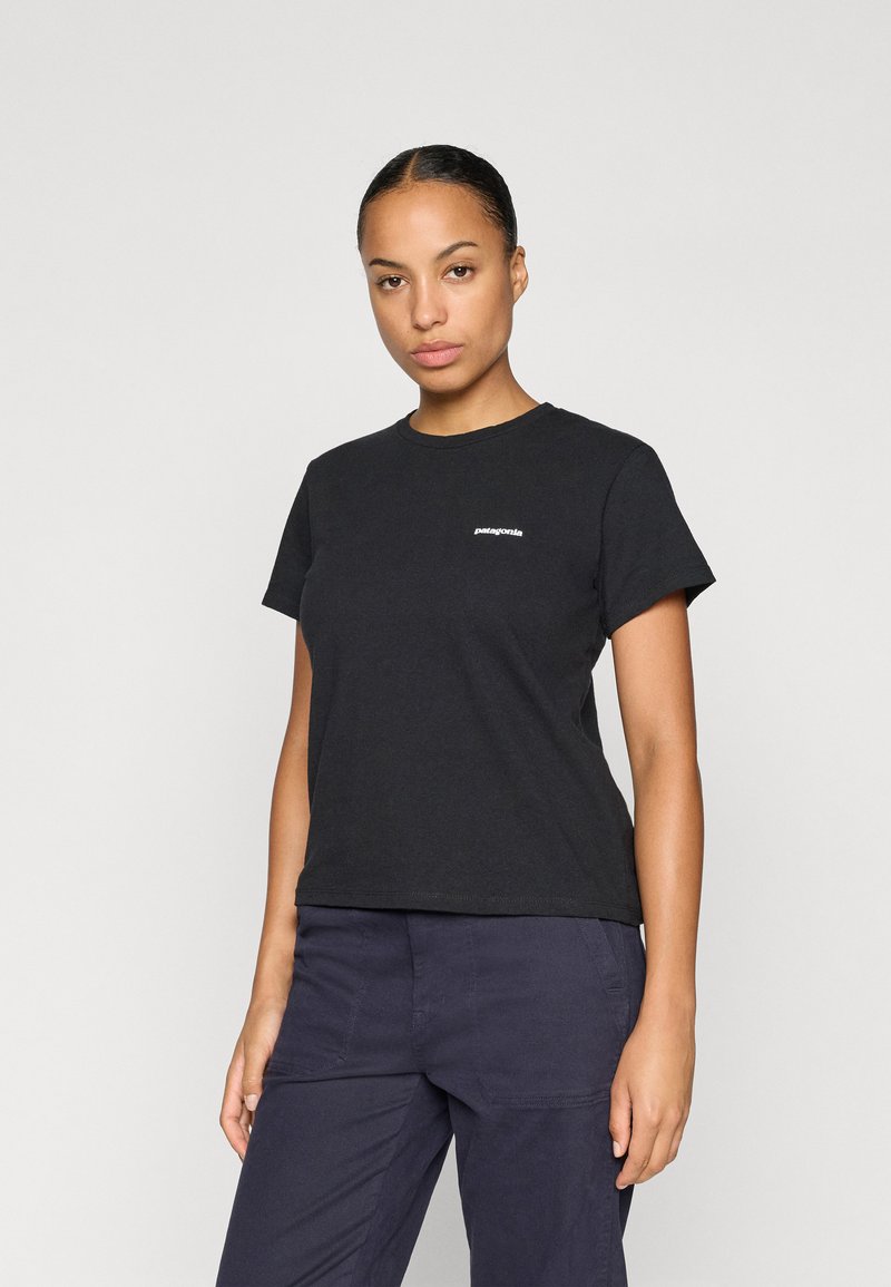 Patagonia P-6 RESPONSIBILI-TEE - Triko s potiskem - black