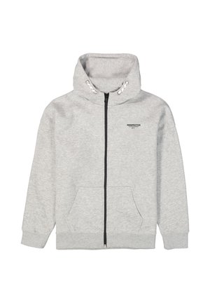 Sweater met rits - grey melee