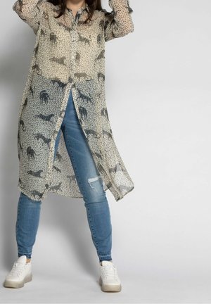 Overhemdblouse - beige