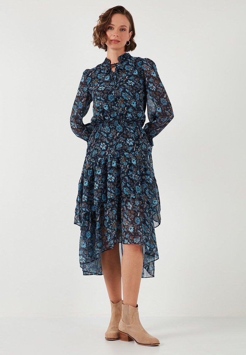 LELA REGULAR FIT - Cocktailkleid/festliches Kleid - dark blue