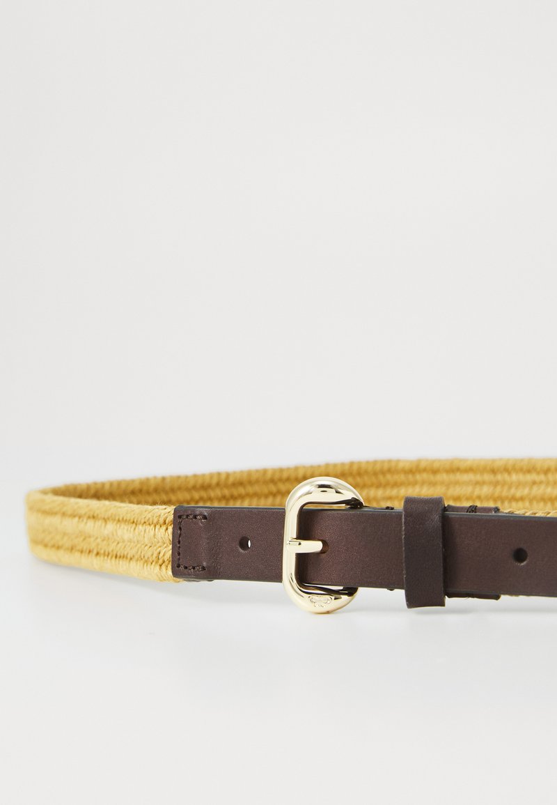 Weekend Max Mara RUPIA - Braided belt - senape/yellow - Zalando