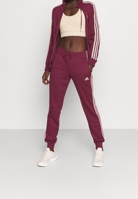 adidas Performance Mikina na zip - bordeaux