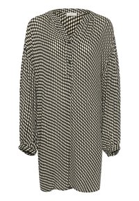 Non selezionato, black white wavy print