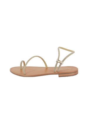 Sandales tongs - gold-coloured