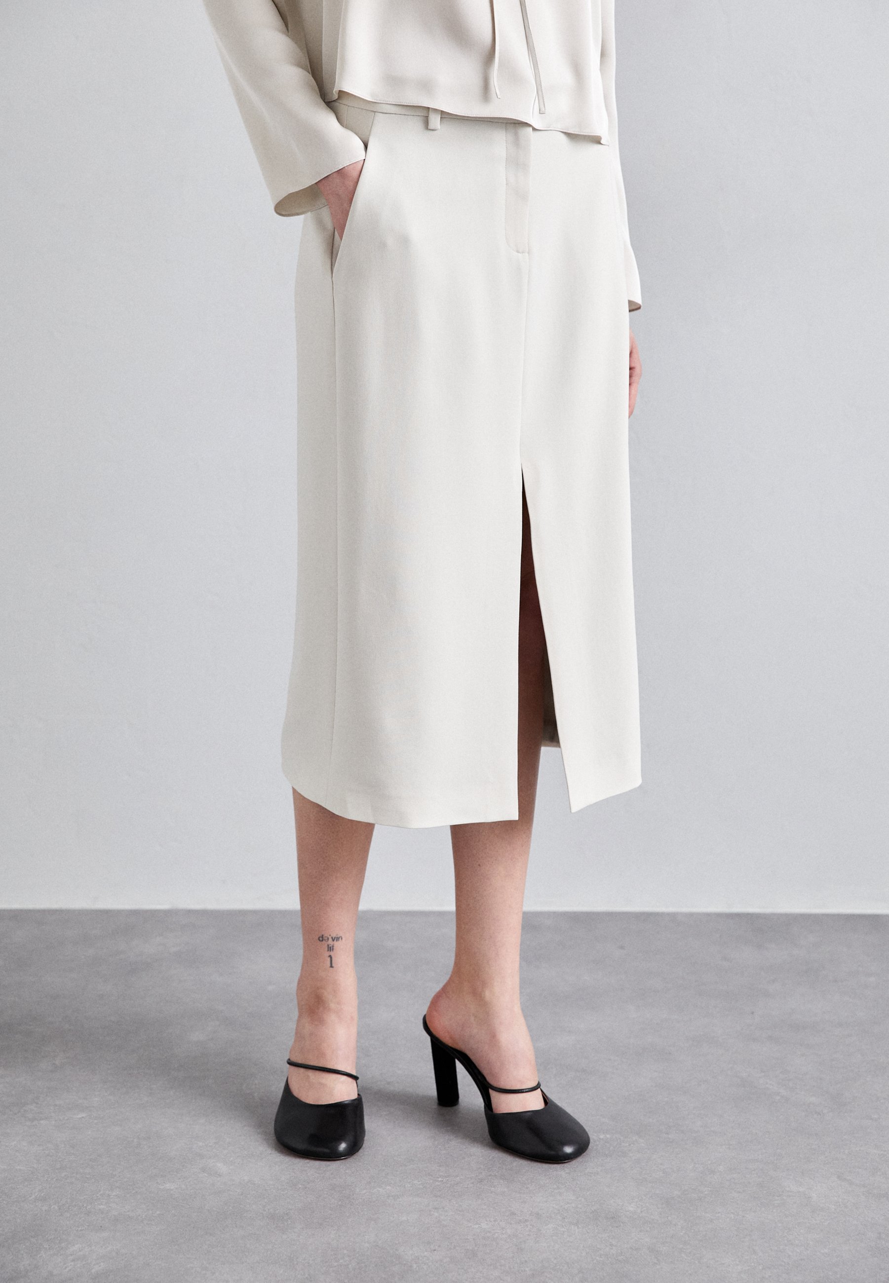 Jupe Mini Theory Nellida - Jacquard Rayé Zigzag Noir/crème, Taille S