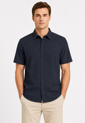 Eight 2 Nine, BEQUEMES KURZARMHEMD KENTKRAGEN KNOPFLEISTE REGULAR FIT - Shirt - blau