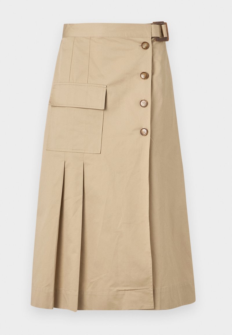 YAS A-lijn rok beige