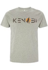 Star Wars OBI-WAN KENOBI SINGLE SUN LOGO UNISEX - Camiseta estampada - melange grey