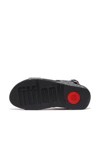 FitFlop LULU  GLITTERBALL - Sandalen met sleehak - zilver