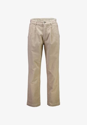 Lindbergh, WIDE FIT CORDUROY PANTS - Bukser - lt stone