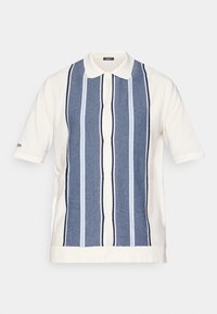 JUDE  - Polo - white/navy