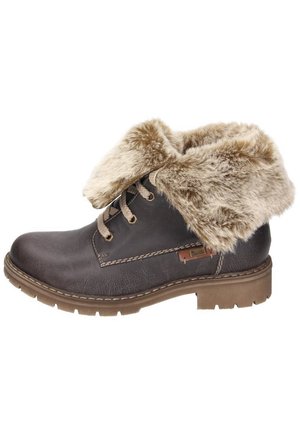 Lace-up ankle boots - grey