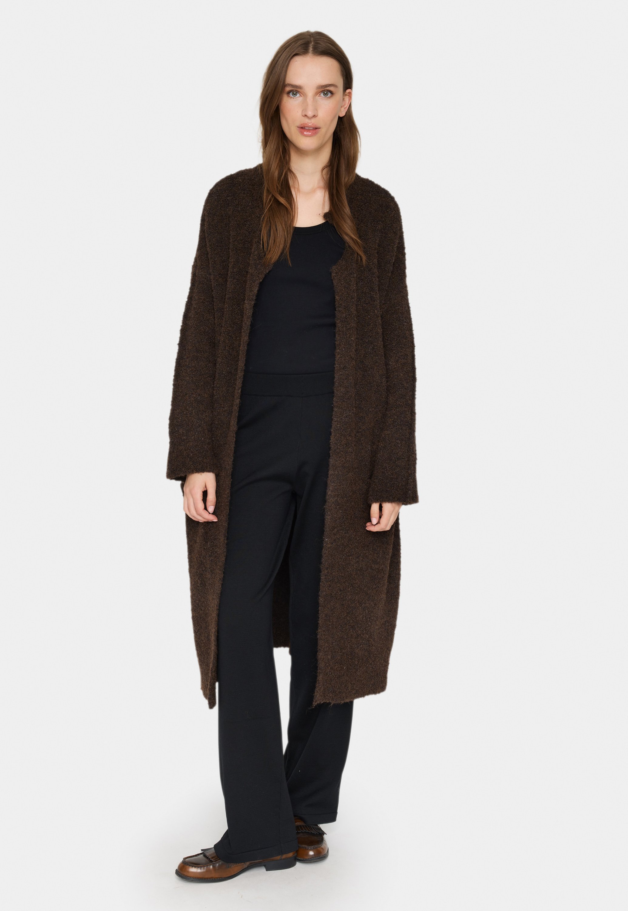 Saint Tropez GELASZ - Cardigan - dark oak/dark brown - Zalando
