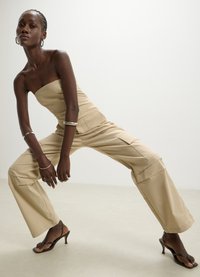 Calliope LUNGA CARGO - Tuta jumpsuit - beige