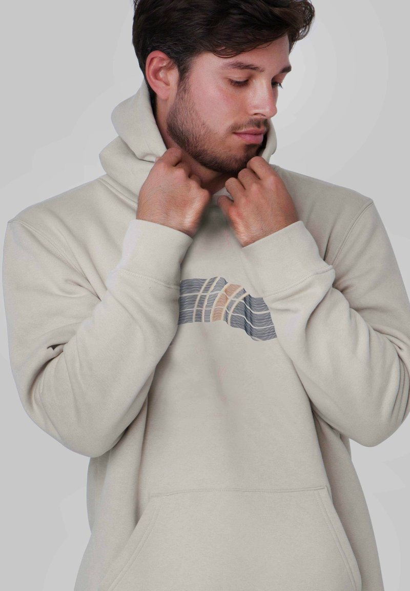Herren Strickjacken | KULTgut GbR EARTH VIBRATION Kapuzenpullover beige - ZO64899 Herren Strickjacken | KULTgut GbR EARTH VIBRATION Kapuzenpullover beige - ZO64899