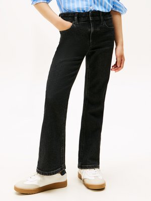 Tommy Hilfiger FLARE BLACK - Alt laienevad teksad - black