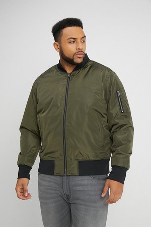 2-TONE JACKET - Bomber Jacket - darkolive/black