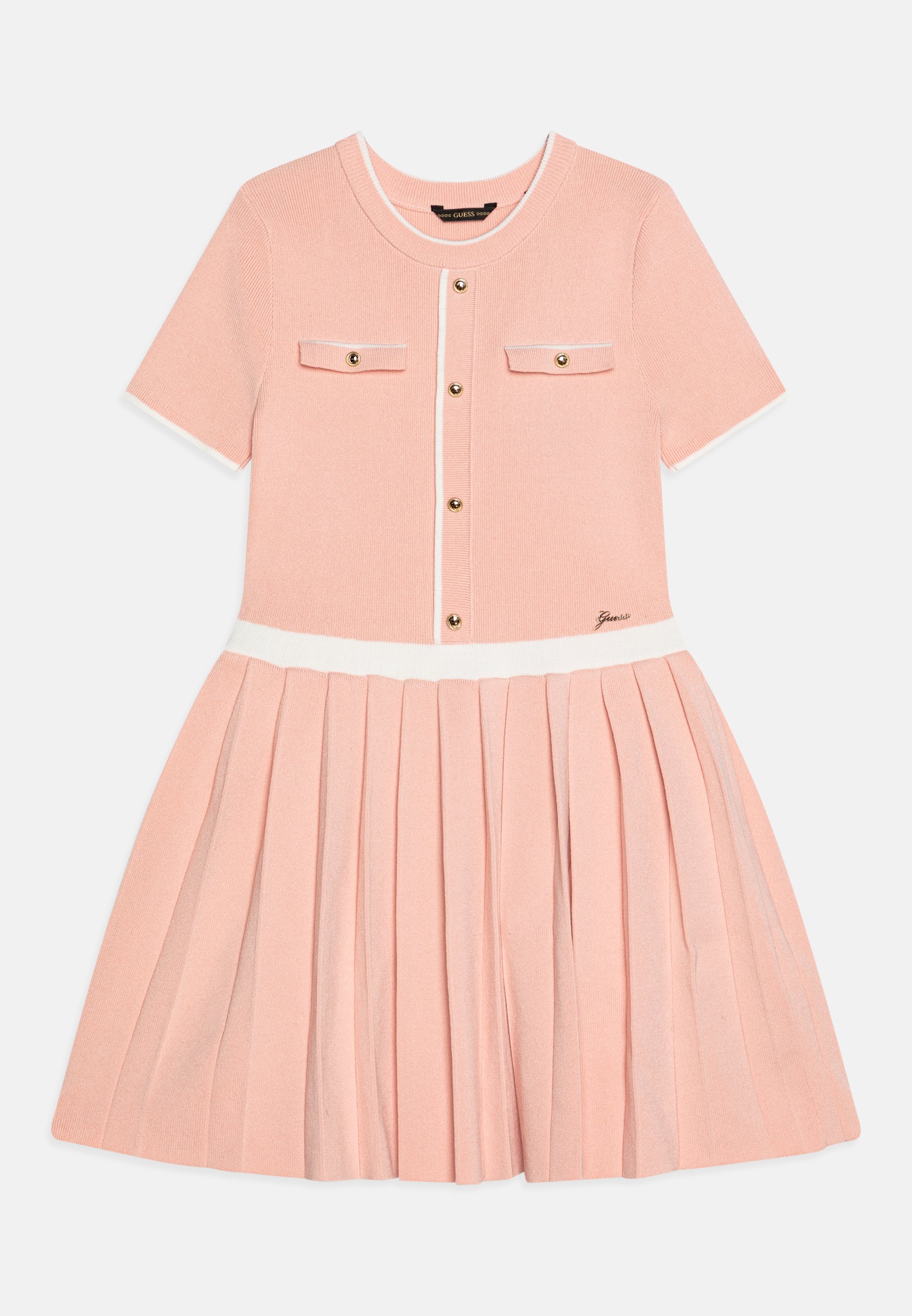 Guess JUNIOR DRESS Jumper dress pink roses/pink Zalando