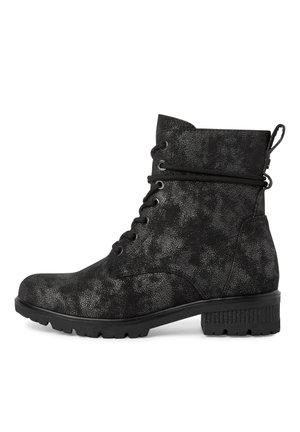 Bottines à lacets - black