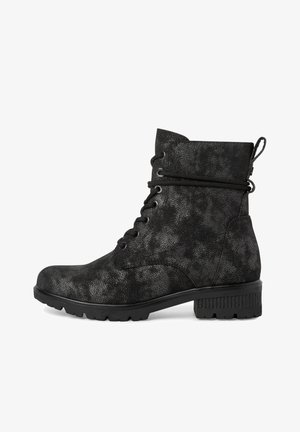 Bottines à lacets - black