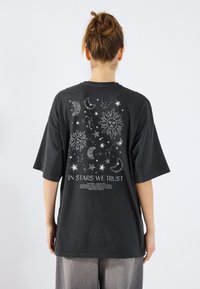 Even&Odd - Tricou cu imprimeu - black/moon wash Imagine miniatură 1