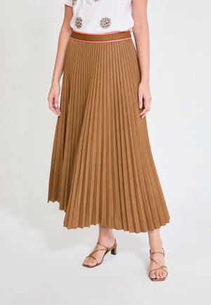 Falda acampanada - ochre