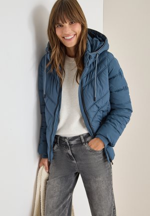 MIT KAPUZE - Winterjacke - blau