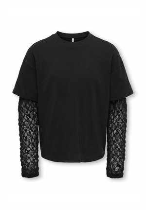 ONLY GIRLS, TOP KOGLIA TOP - T-shirt à manches longues - black