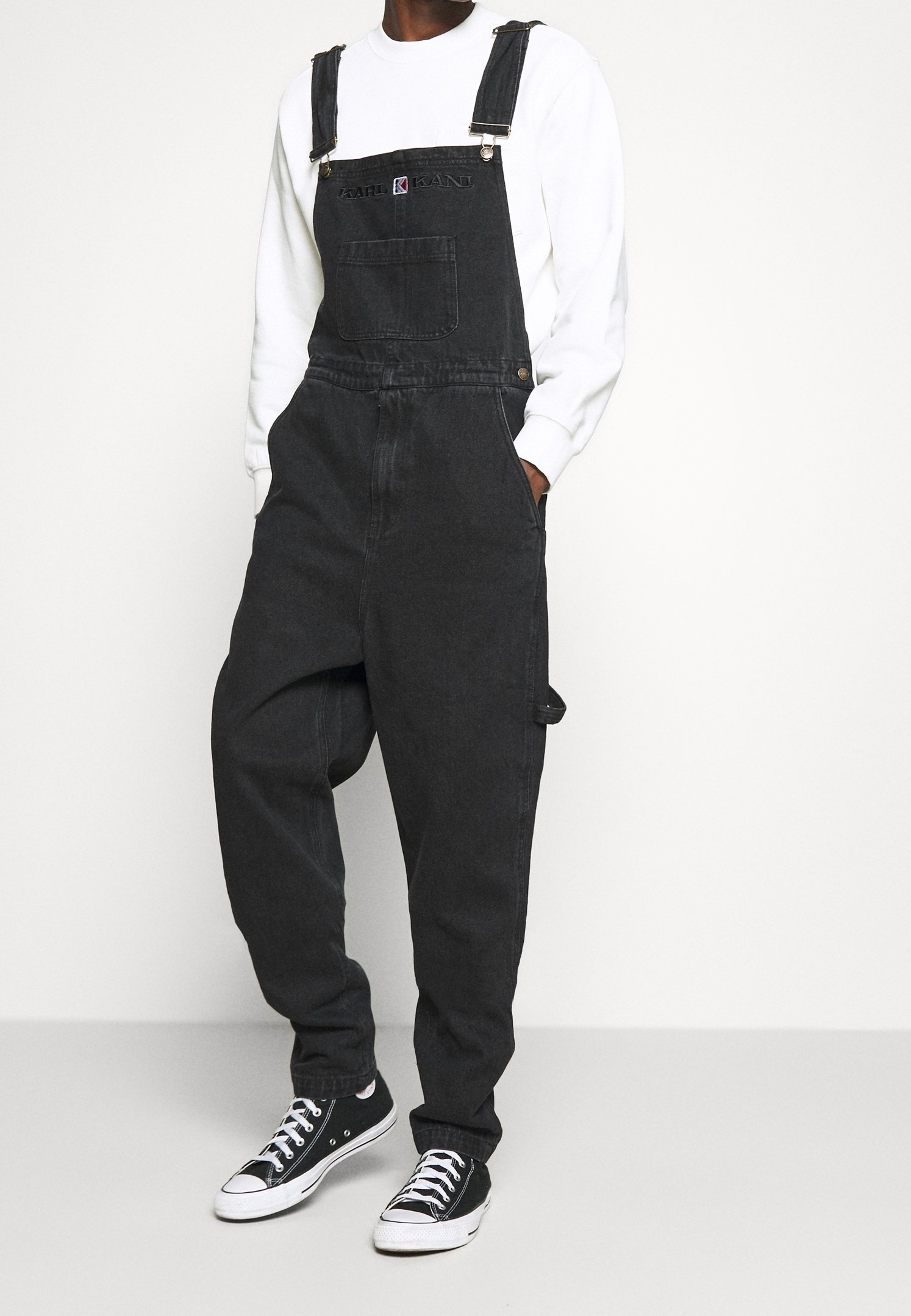 90s KARL KANI オーバーオール Karl Kani Peto - black/negro - (Segunda mano) - Zalando.es
