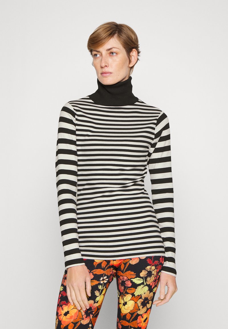 Stieglitz LEON LONG SLEEVE Long sleeved top zebra/black Zalando.ie