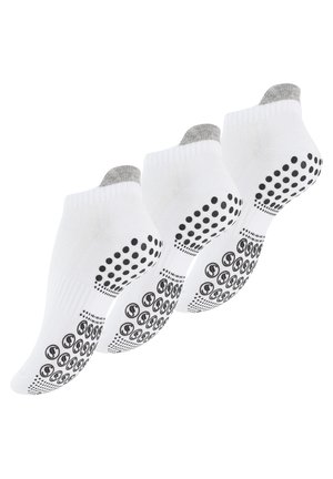 RUTSCHFESTE 3 PAAR FÜR YOGA UND PILATES - Chaussettes - weiss