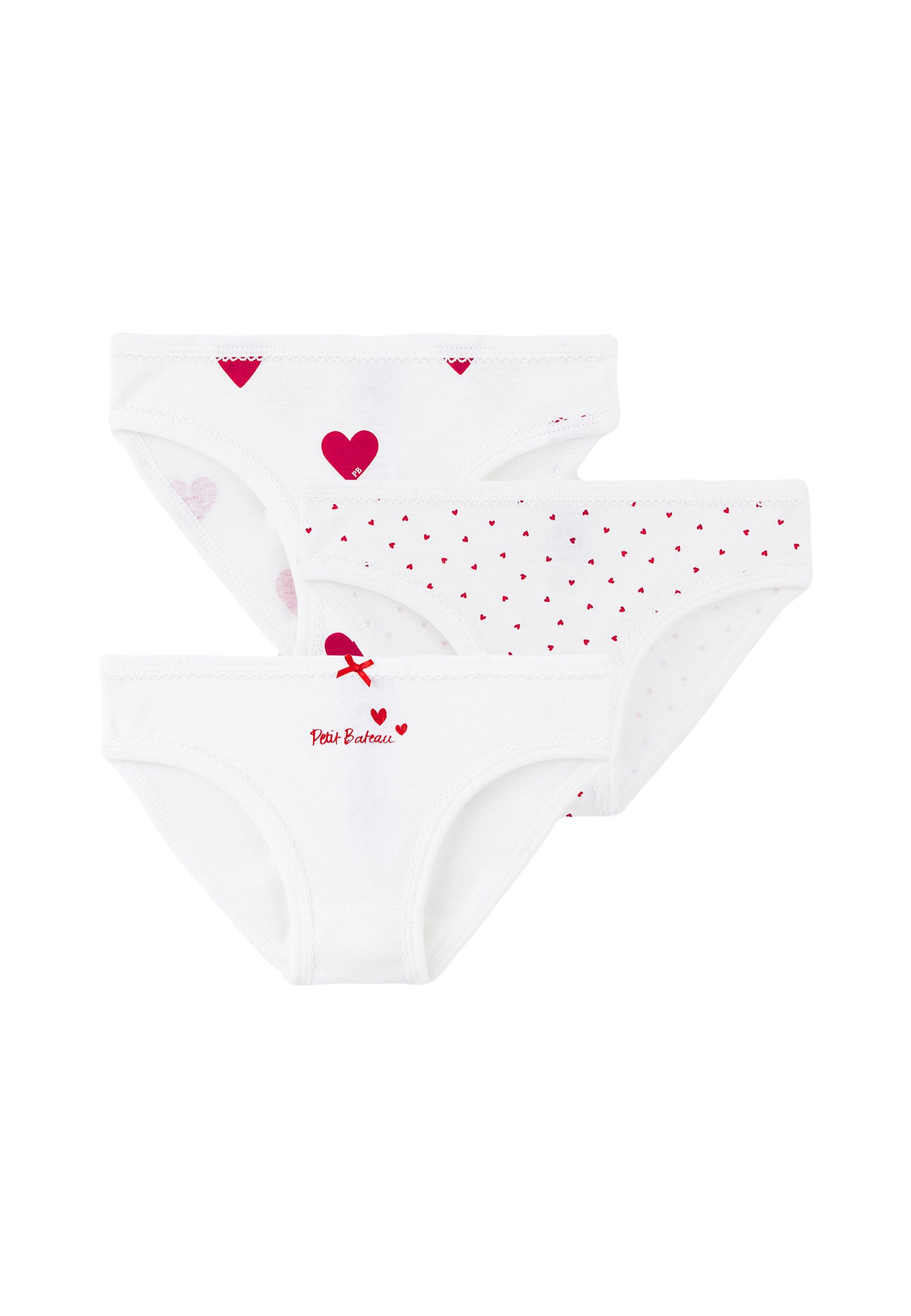 Lot De 3 Culottes Fille Petit Bateau - Coton Bio Iconique