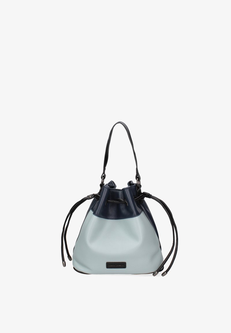 David Jones BUCKET - Sac à main - light blue and blue