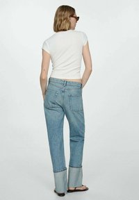 Mango Traperice ravnih nogavica - blue