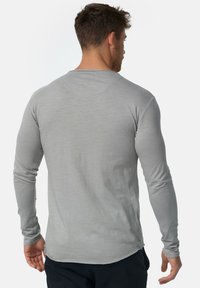 INDICODE JEANS LONGSLEEVE WILLBUR - Camiseta de manga larga - grey