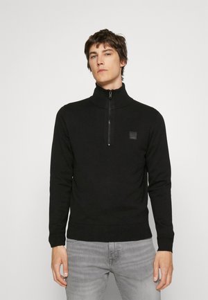 KANOBIX - Strickpullover - black