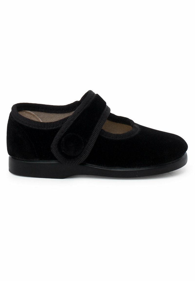 Pisamonas MERCEDITAS DE CON BOTÓN CINTA ADHESIVA   - Chaussures premiers pas - black