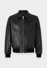 MATE TECH - Leather jacket - noir