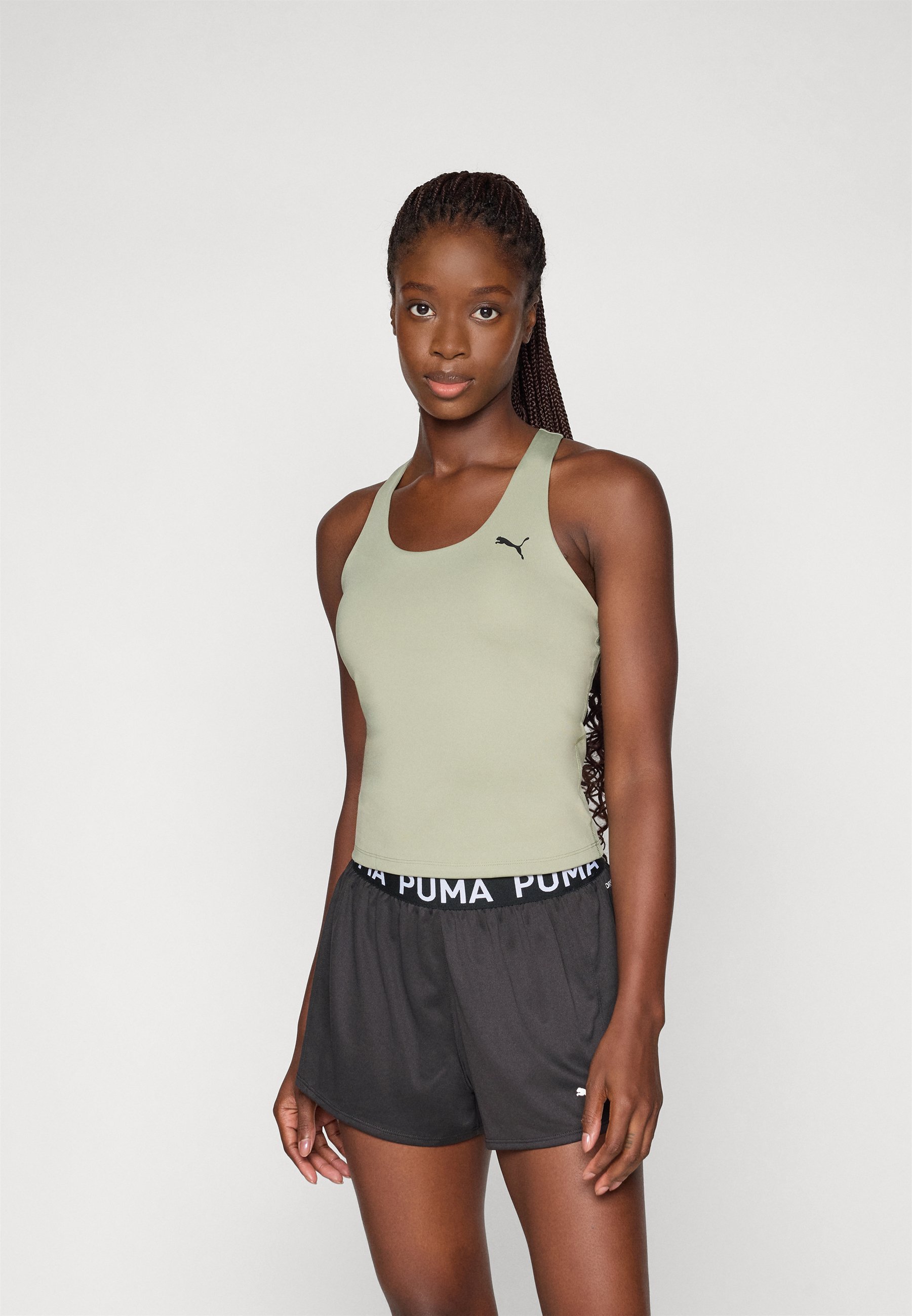 Puma W TAD ESSENTIAL 2 IN 1 - Top - lux army/beige - Zalando.co.uk