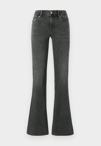 ONLY ONLWAUW MID WAIST FLARED - Jean flare - grey denim
