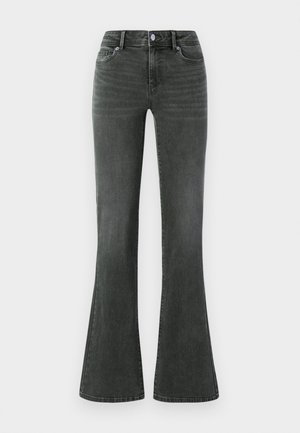 ONLY ONLWAUW MID WAIST FLARED - Džinsi ar paplatinātiem galiem - grey denim
