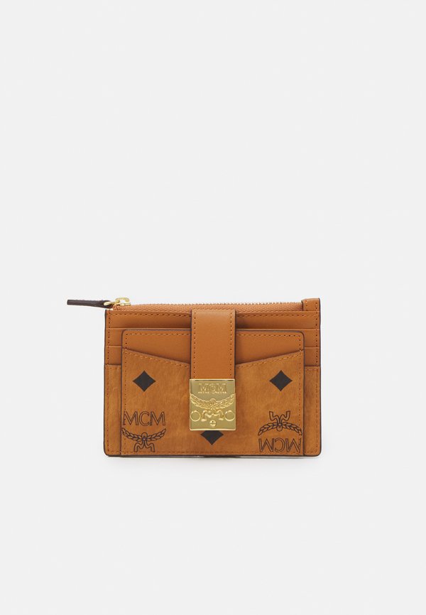 PATRICIA VISETOS CARD CASE MINI - Business card holder - cognac