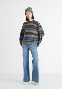 MSCH Copenhagen GALINE RACHELLE ICON BEANIE KEY - Kootud müts - mul basil melange
