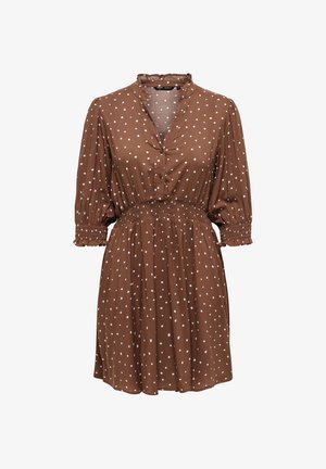 ONLY, ONLRAYA MIDI - Robe chemise - cocoa brown