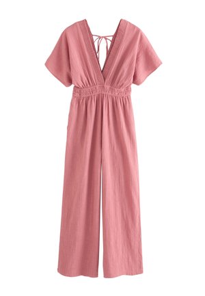 Next TALL FIT - SLEEVED WIDE LEG JUMPSUIT  . - Kombinezon - pink