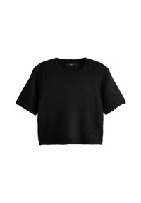 SHORT SLEEVE CREW NECK - Navadna majica - black